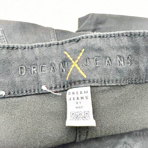 MAC Jeans Dream Chic D999 Black Zipper Ankle Denim Jeans Style 5471 Size 27 - Picture 9 of 10